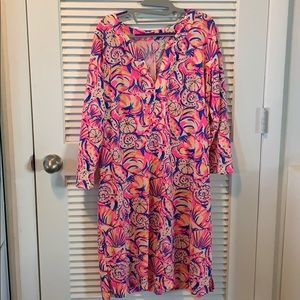 Lilly Pulitzer dress. Seashell pattern.